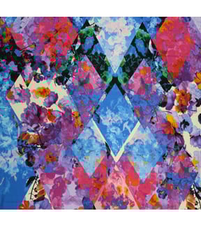 Nicole Miller Blue Eden Fabric