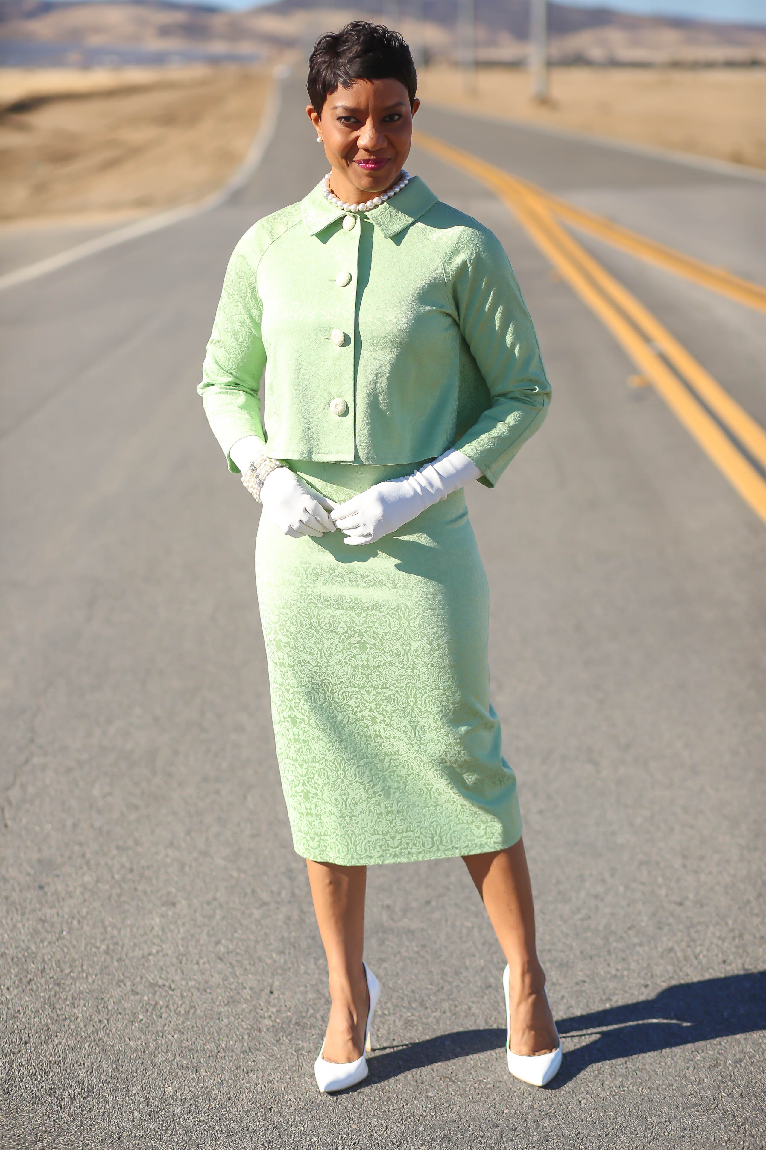 Vintage Style Dress and Jacket - Vogue 8687 & 8146