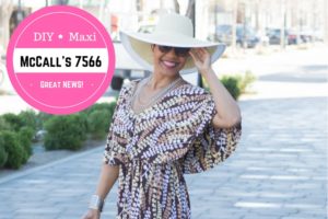 Read more about the article McCall’s 7566 – Cape-Style Maxi Dress + Great NEWS!