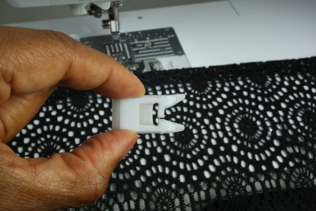 SEWING LACE ON A SERGER