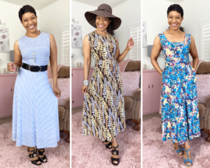Simplicity 8874 | Knit Maxi Dress