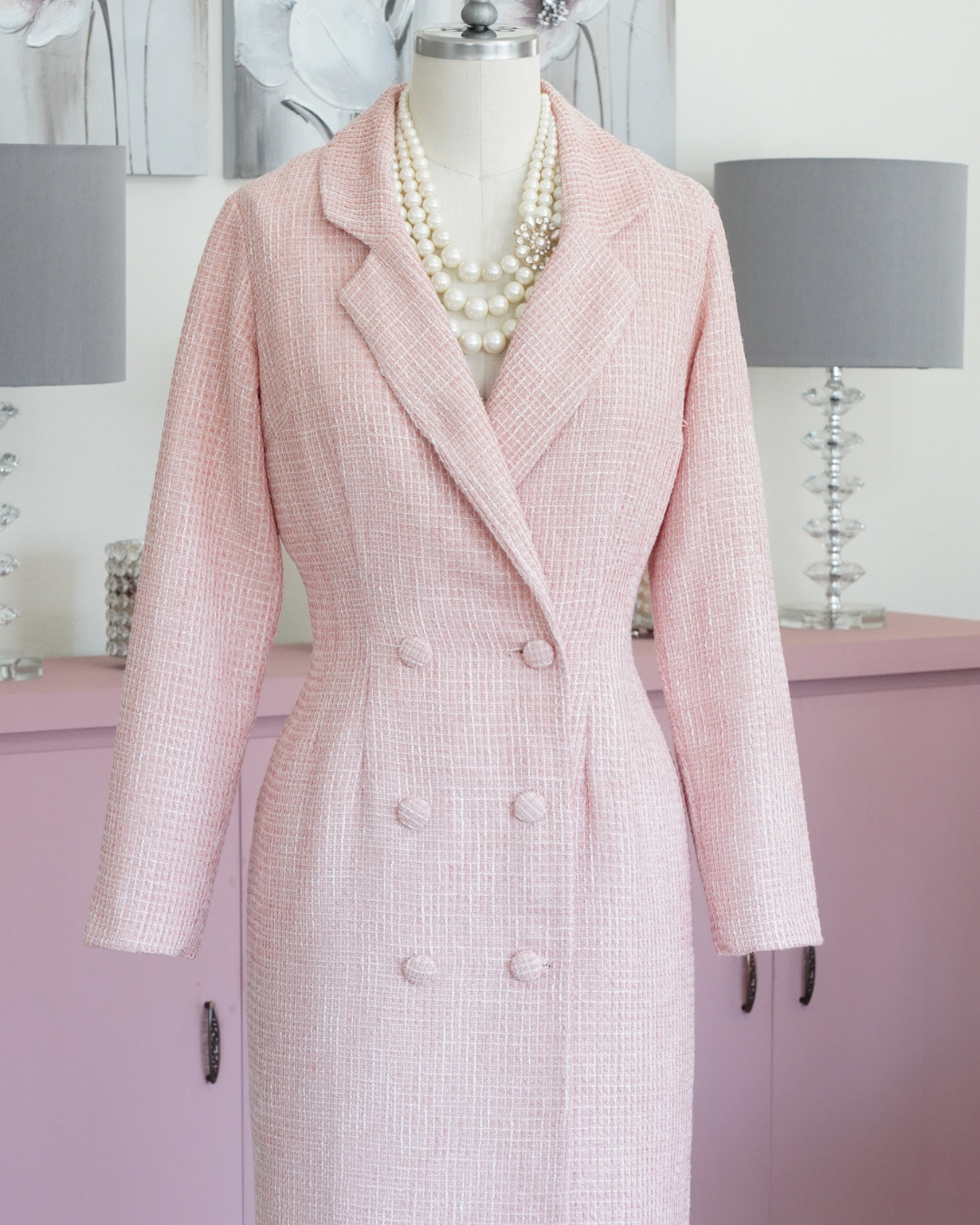PINK TWEED COAT DRESS | MCCALL'S 7997 – Anita by Design
