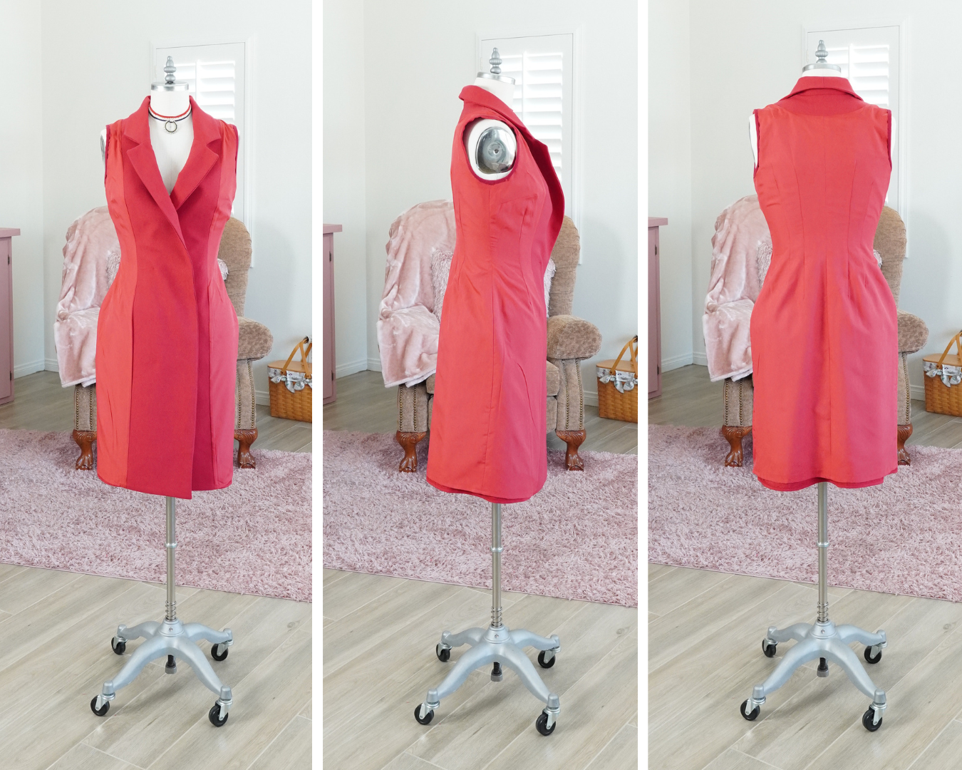 Sleeveless Red Dress
