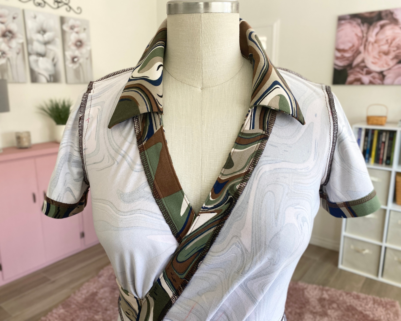 WRAP FRONT DRESS