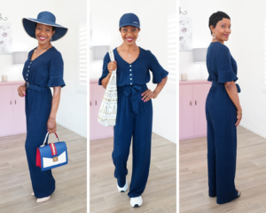 LINEN BLEND JUMPSUIT