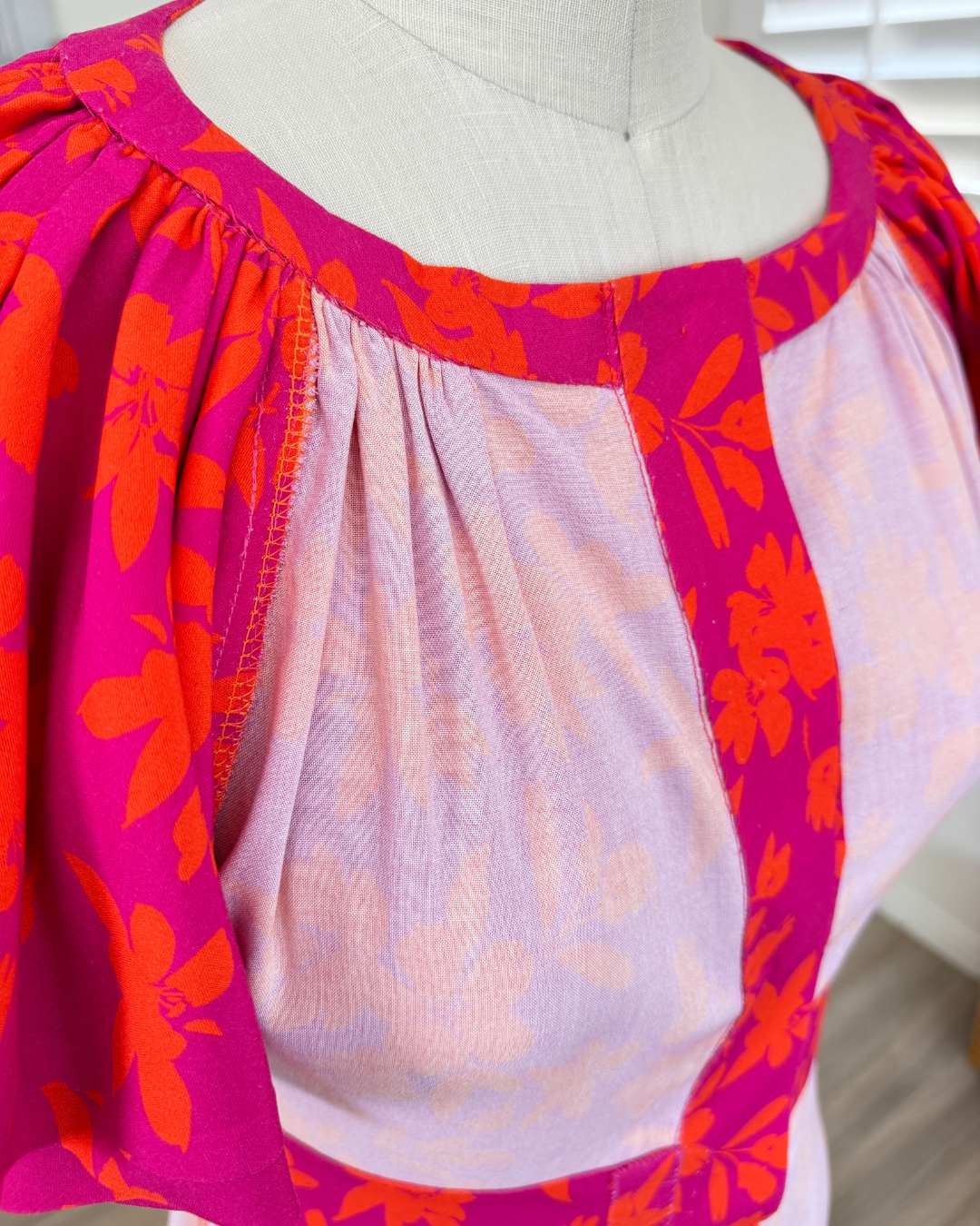 FLUTTER SLEEVER MAXI DRESS