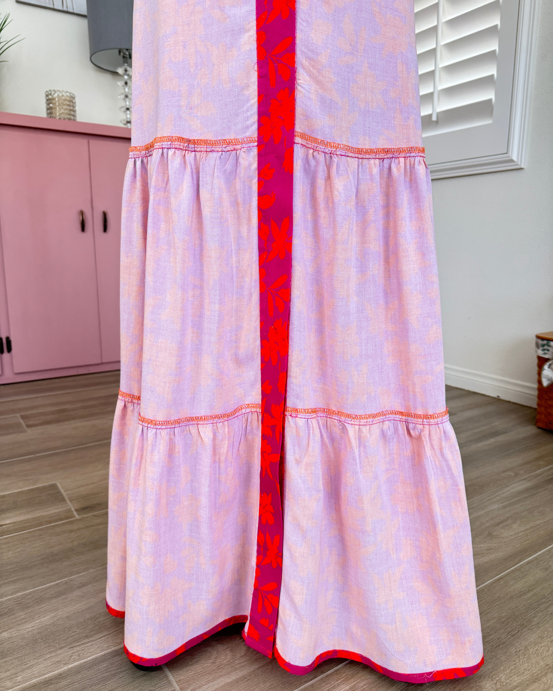FLUTTER SLEEVER MAXI DRESS
