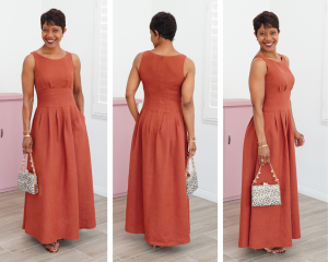 LINEN MAXI DRESS
