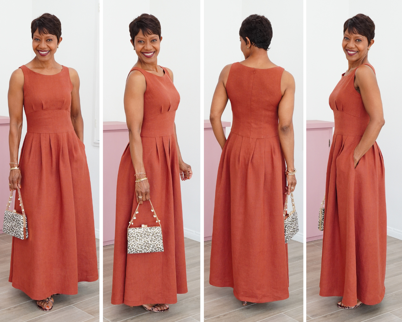LINEN MAXI DRESS