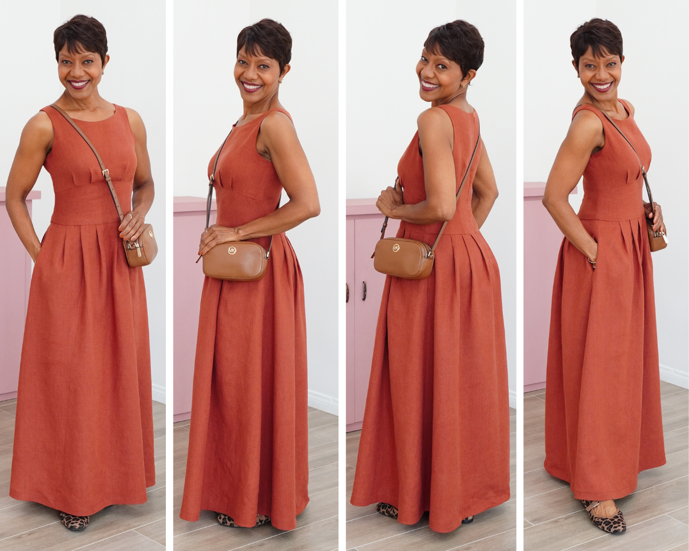 LINEN MAXI DRESS