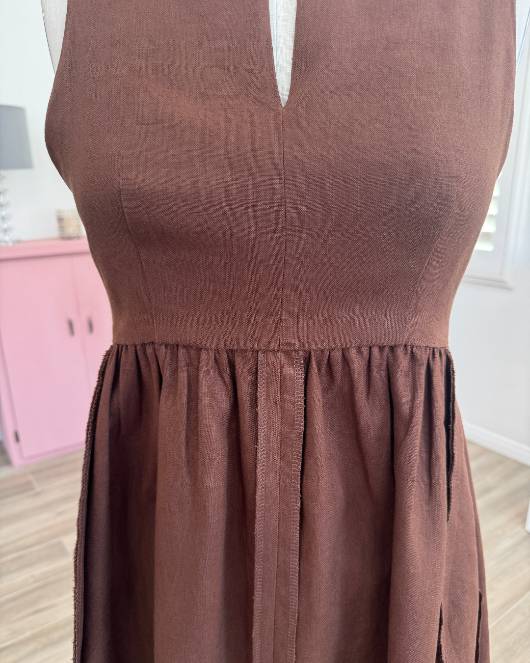 LINEN SUMMER DRESS