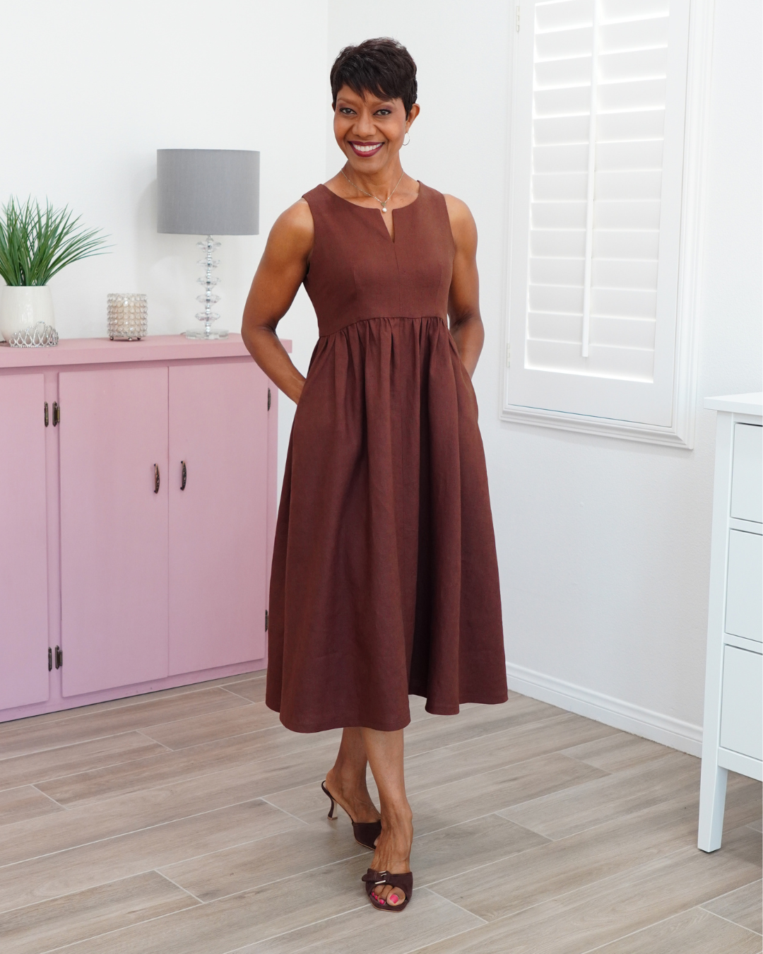 LINEN SUMMER DRESS