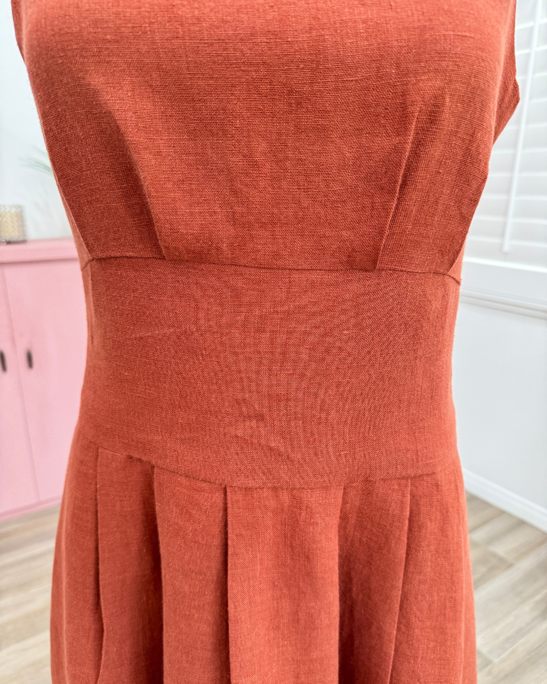LINEN MAXI DRESS