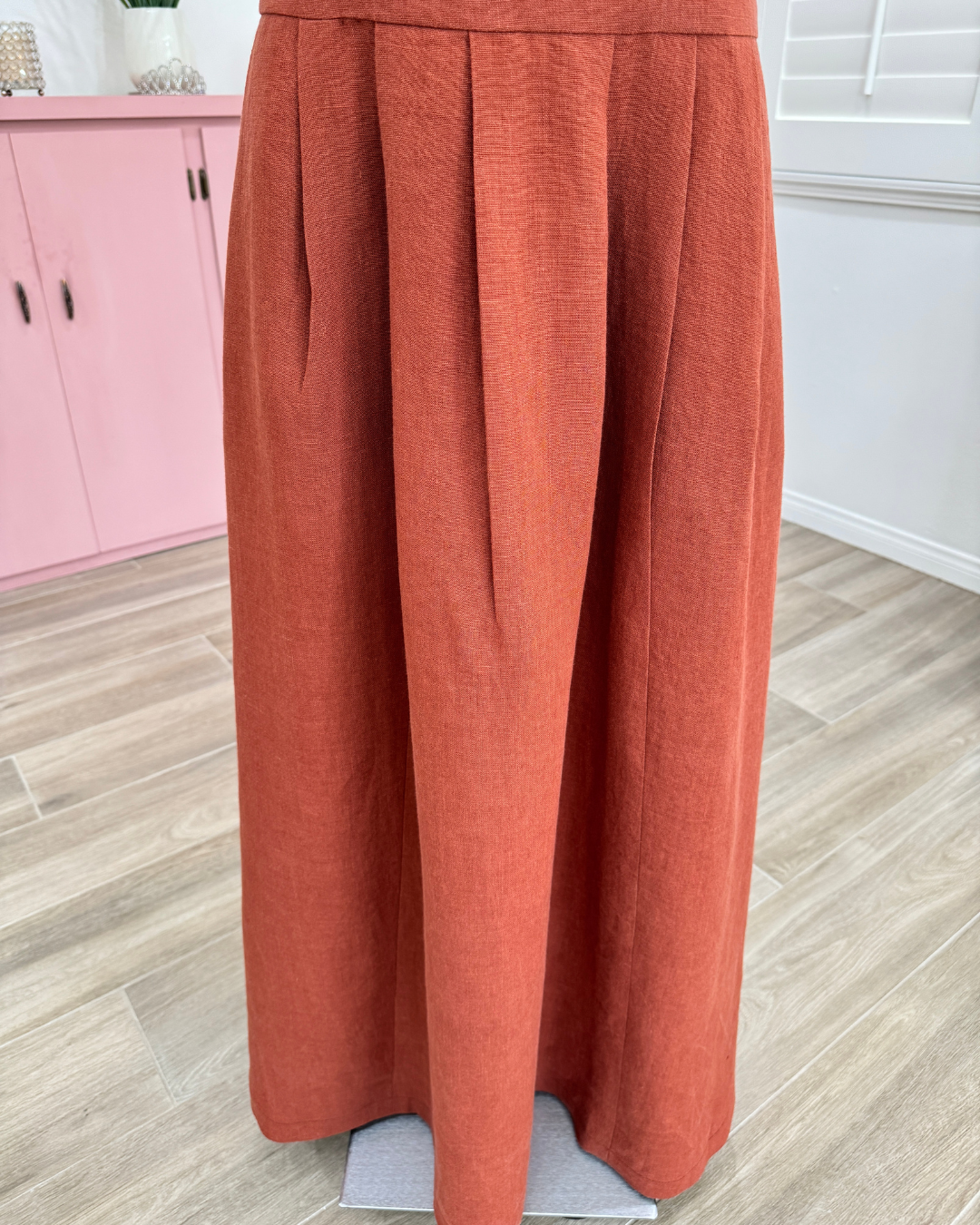 LINEN MAXI DRESS