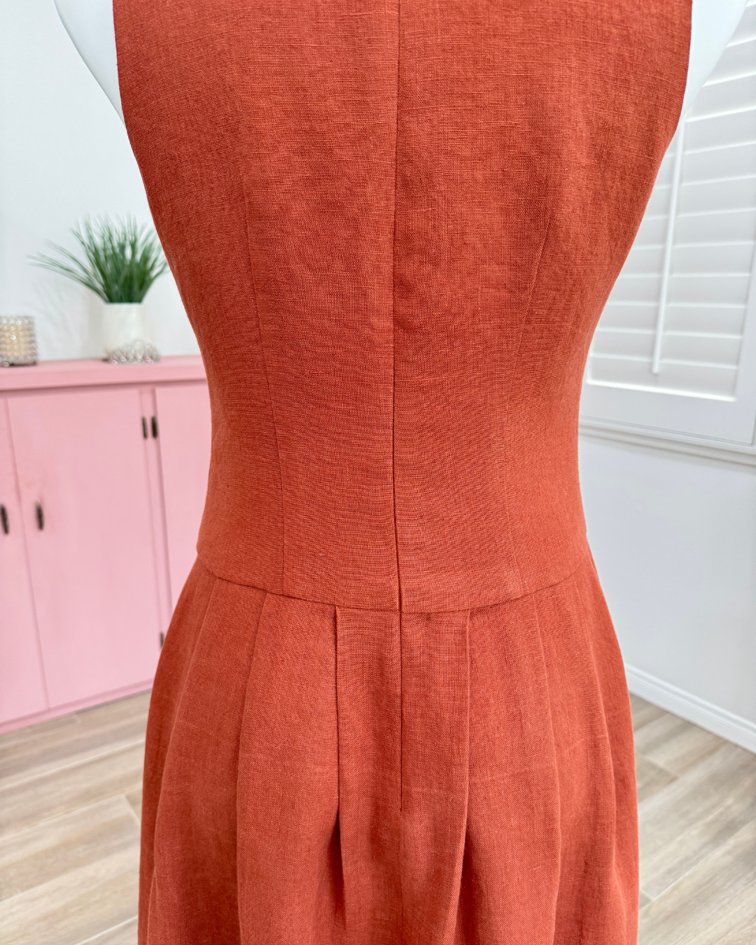 LINEN MAXI DRESS