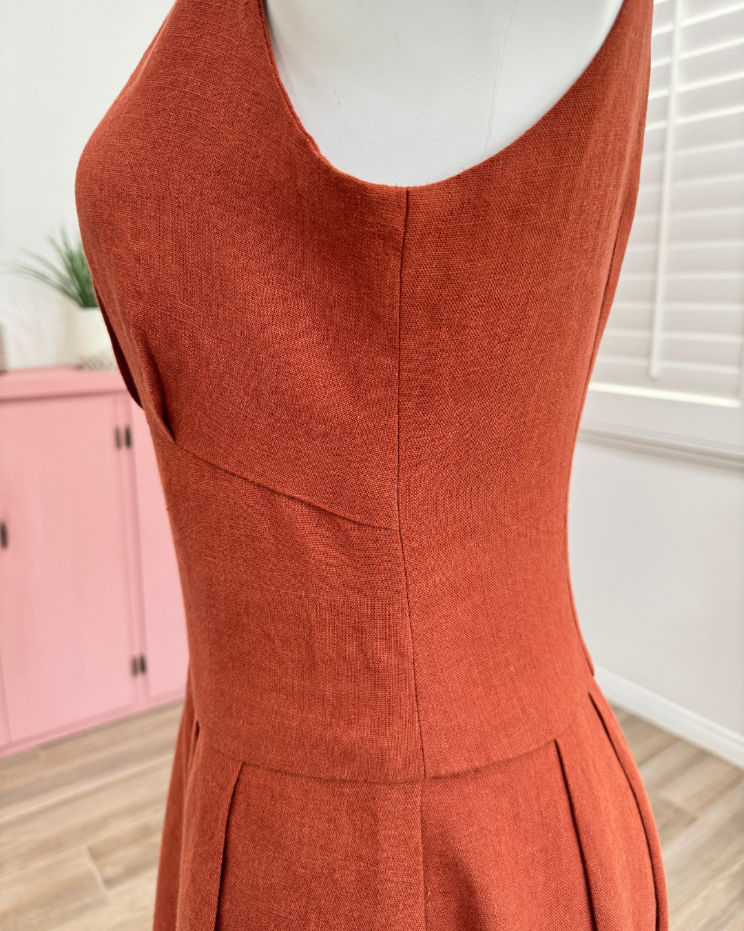 LINEN MAXI DRESS