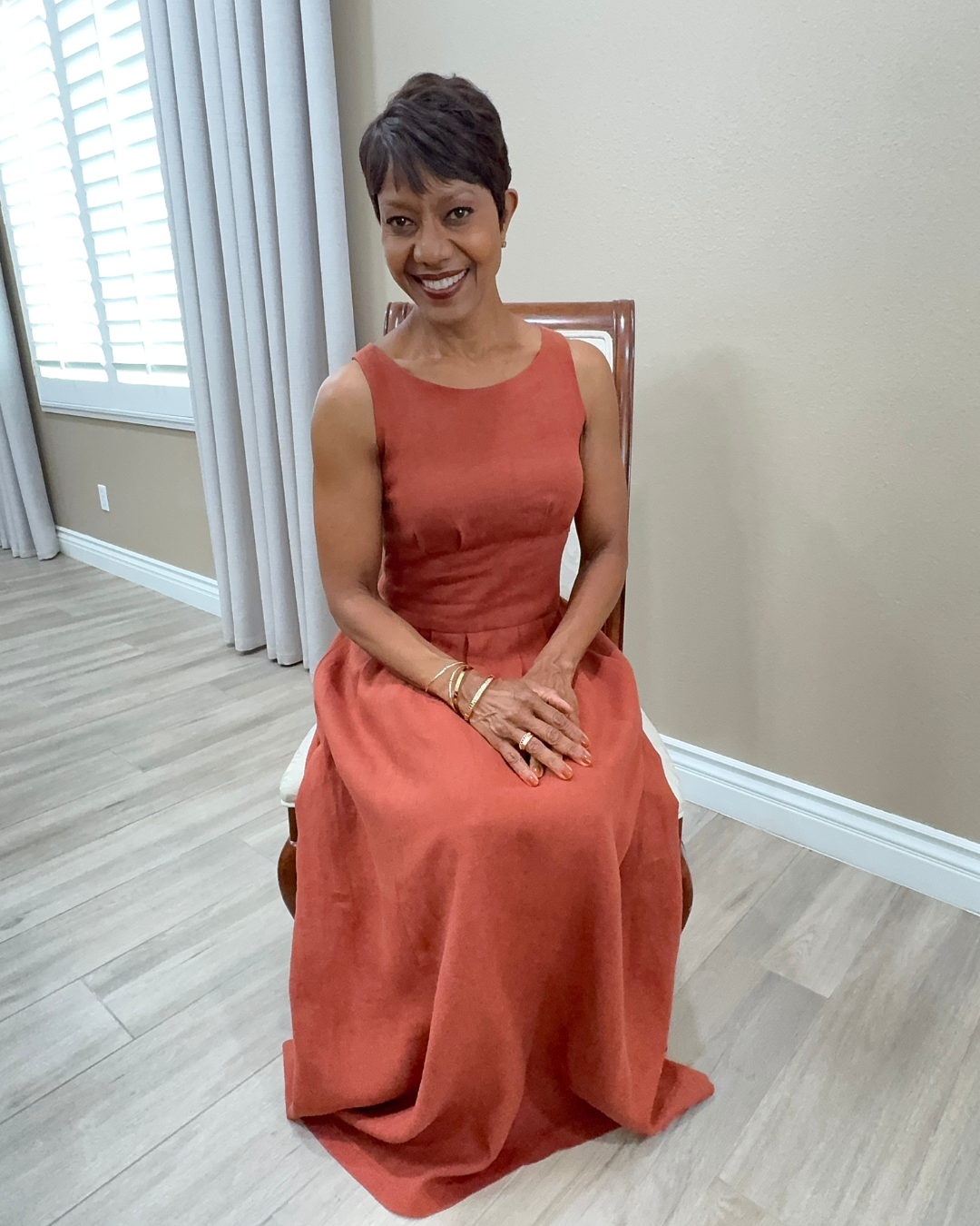 LINEN MAXI DRESS