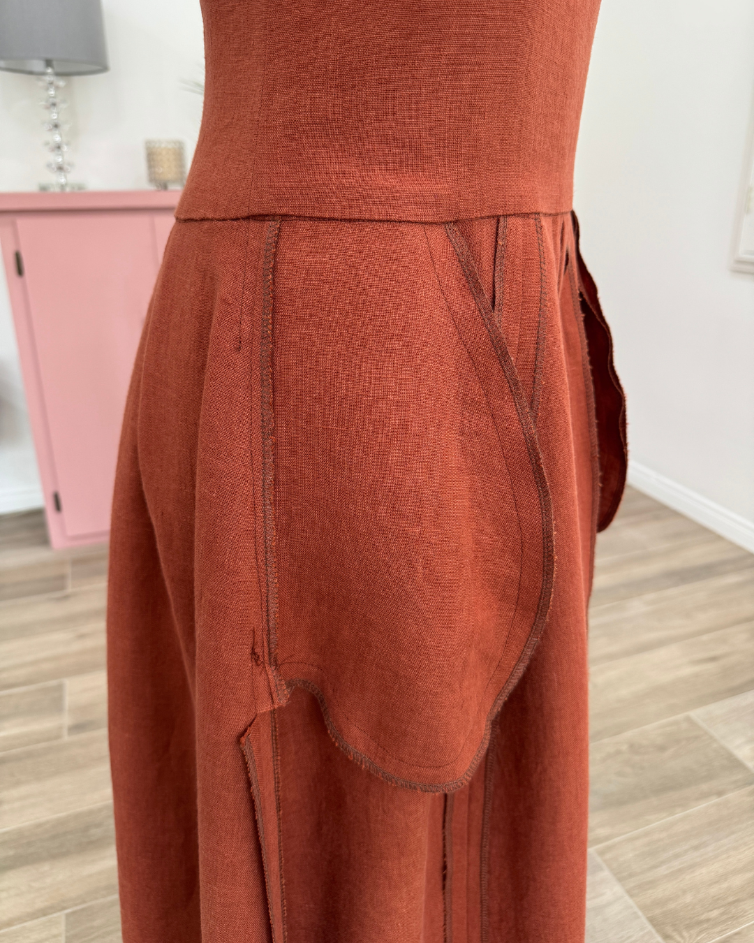 LINEN MAXI DRESS