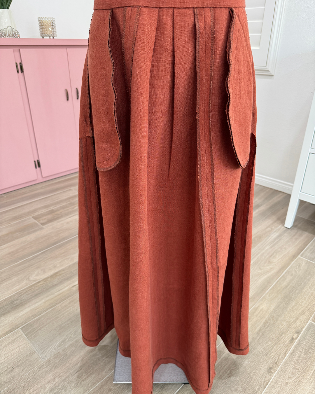 LINEN MAXI DRESS