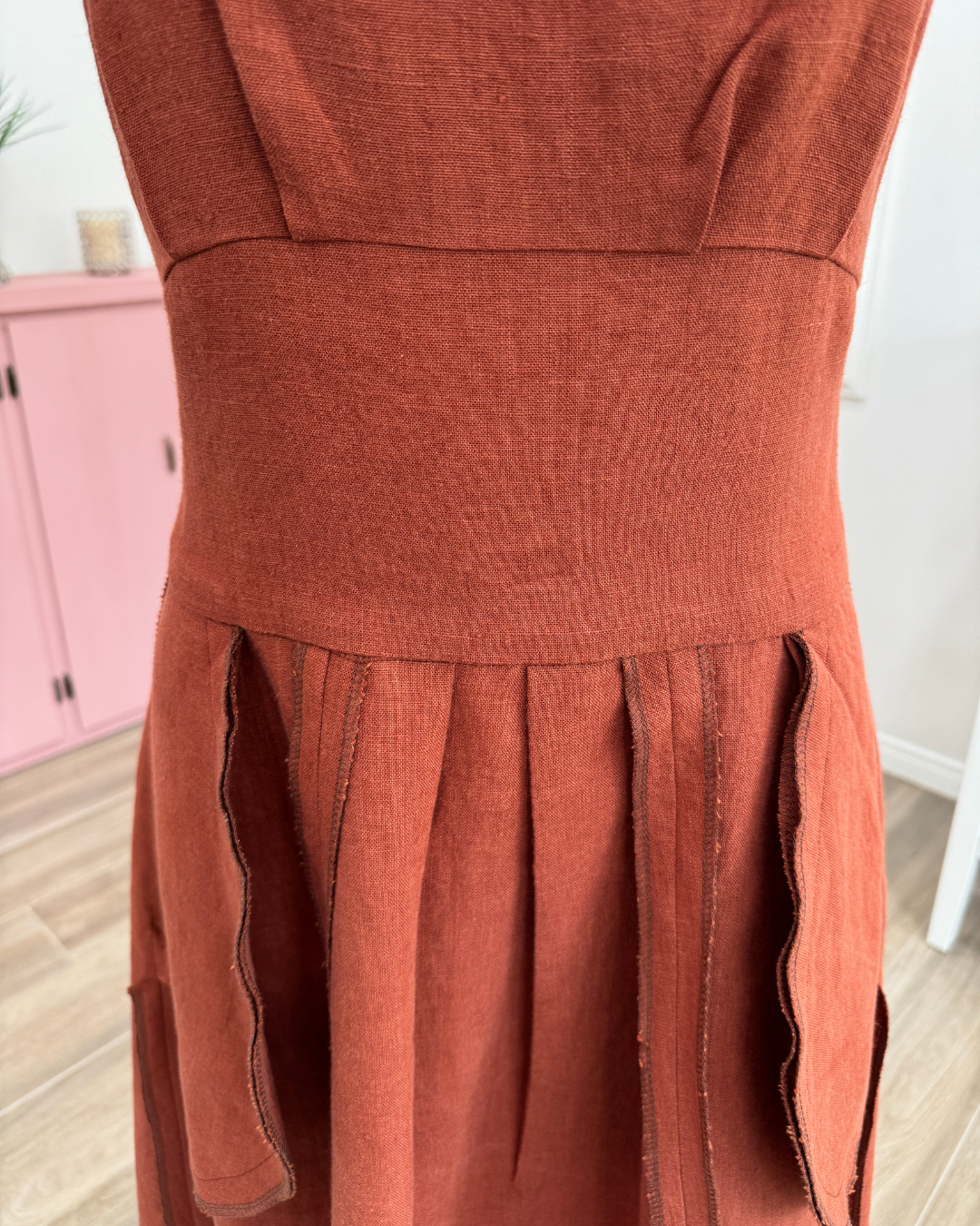 LINEN MAXI DRESS