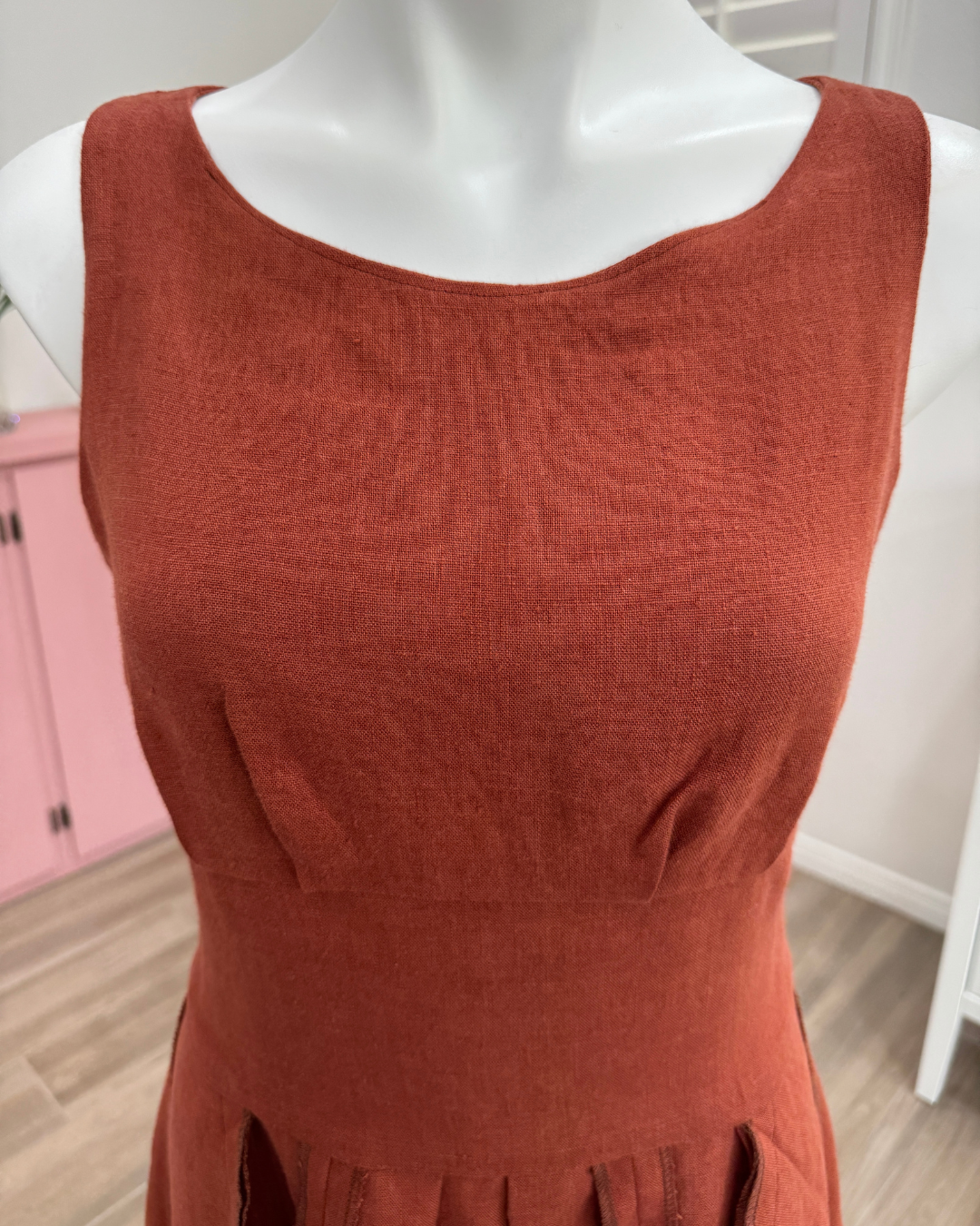 LINEN MAXI DRESS
