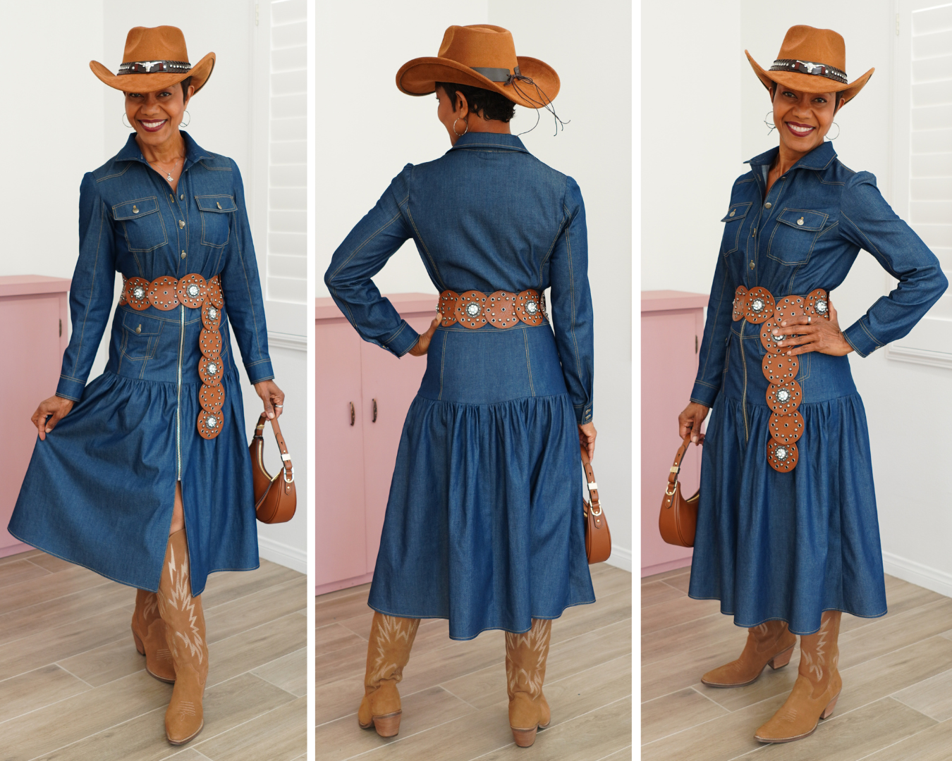 2-PIECE CHAMBRAY SET