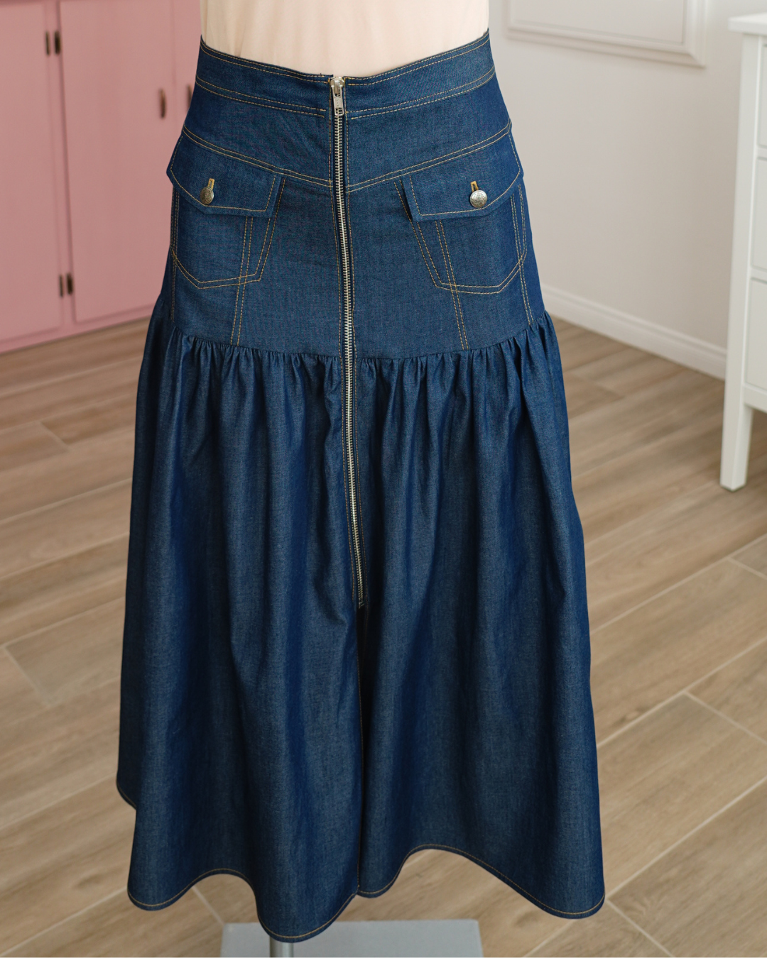 2-PIECE CHAMBRAY SET