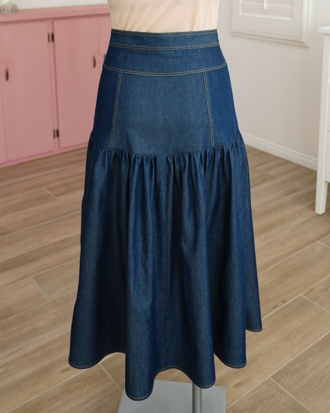 2-PIECE CHAMBRAY SET