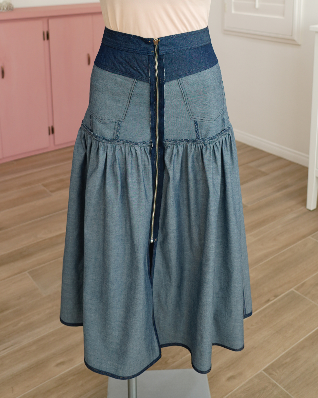2-PIECE CHAMBRAY SET