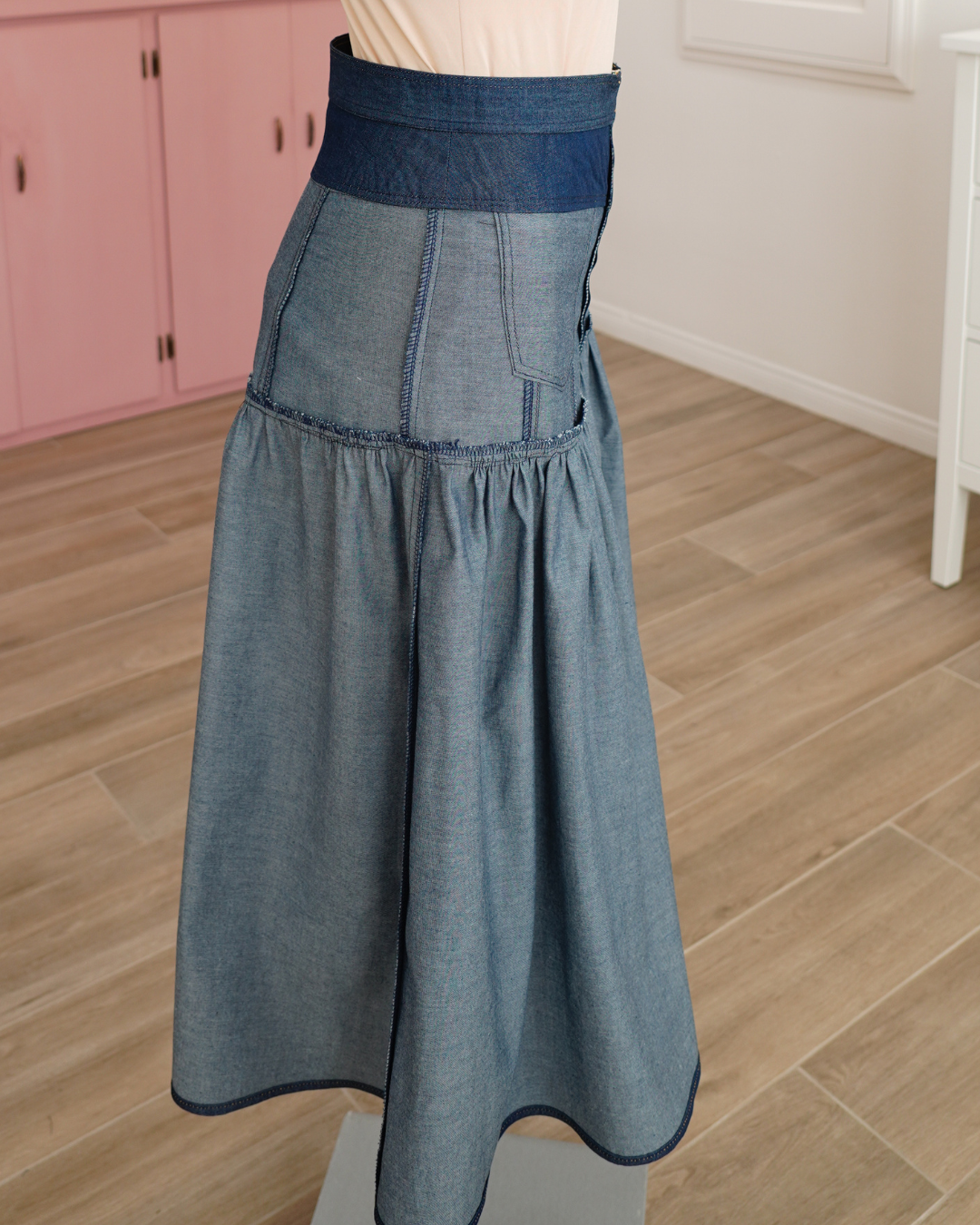 2-PIECE CHAMBRAY SET