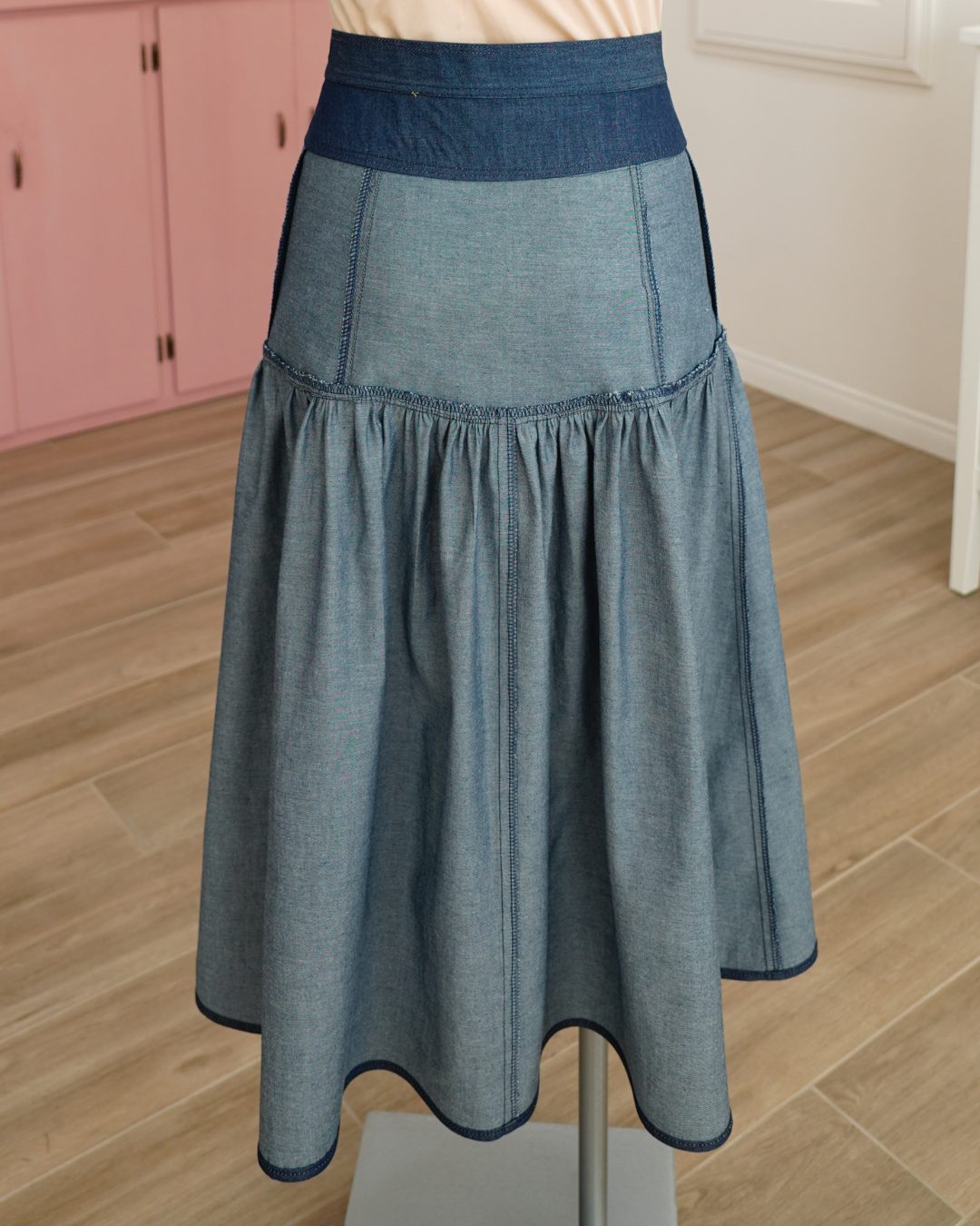 2-PIECE CHAMBRAY SET