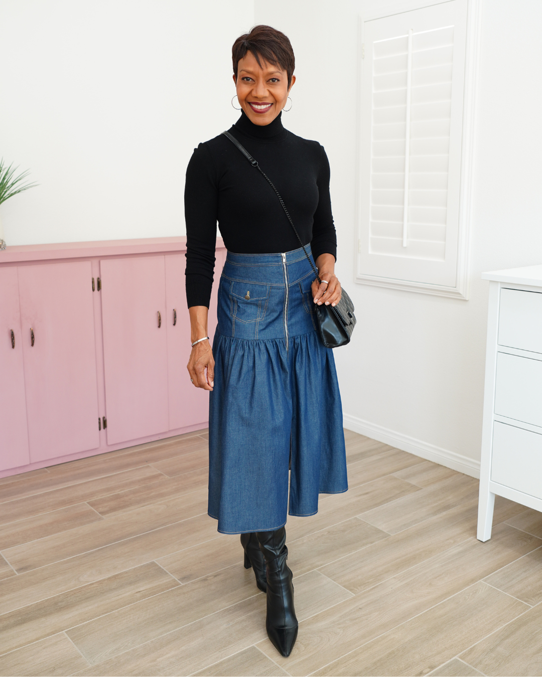 2-PIECE CHAMBRAY SET