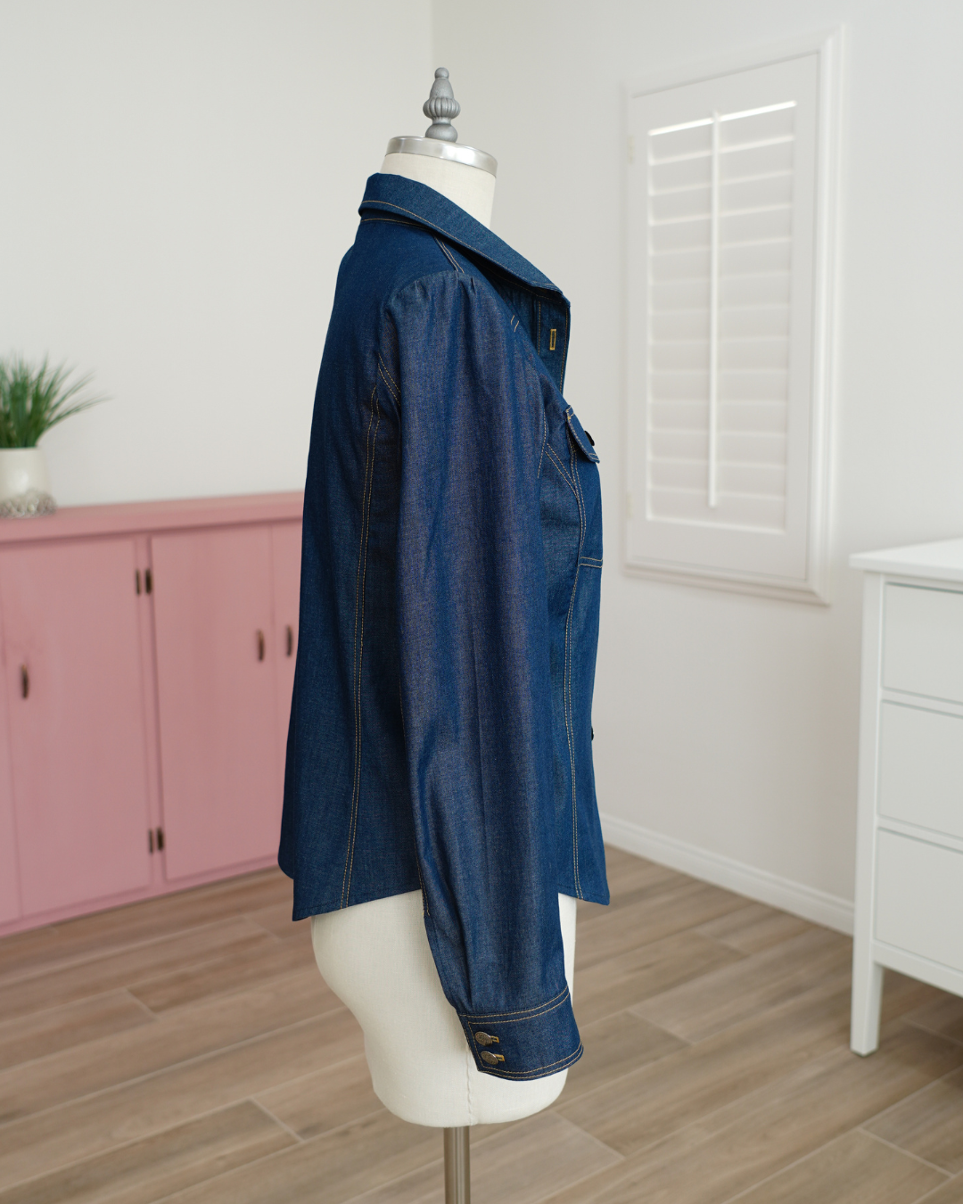 2-PIECE CHAMBRAY SET
