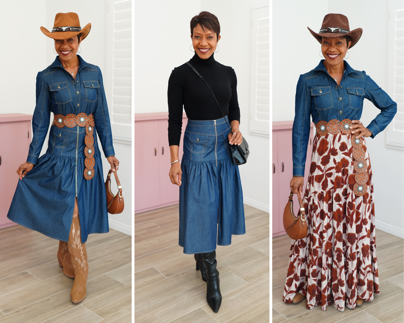 2-PIECE CHAMBRAY SET