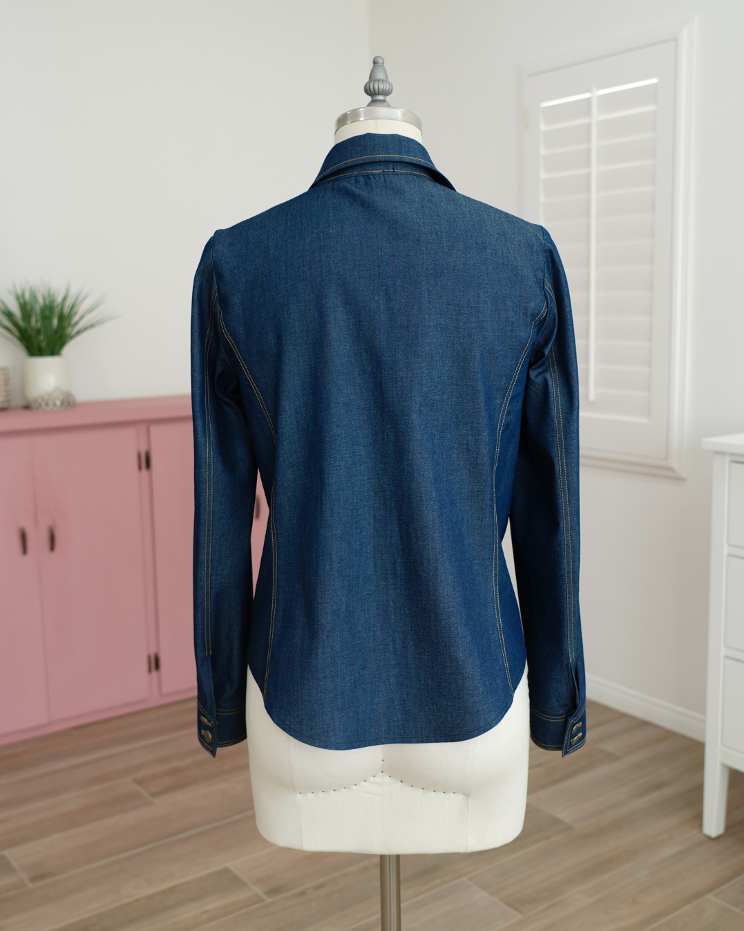 2-PIECE CHAMBRAY SET