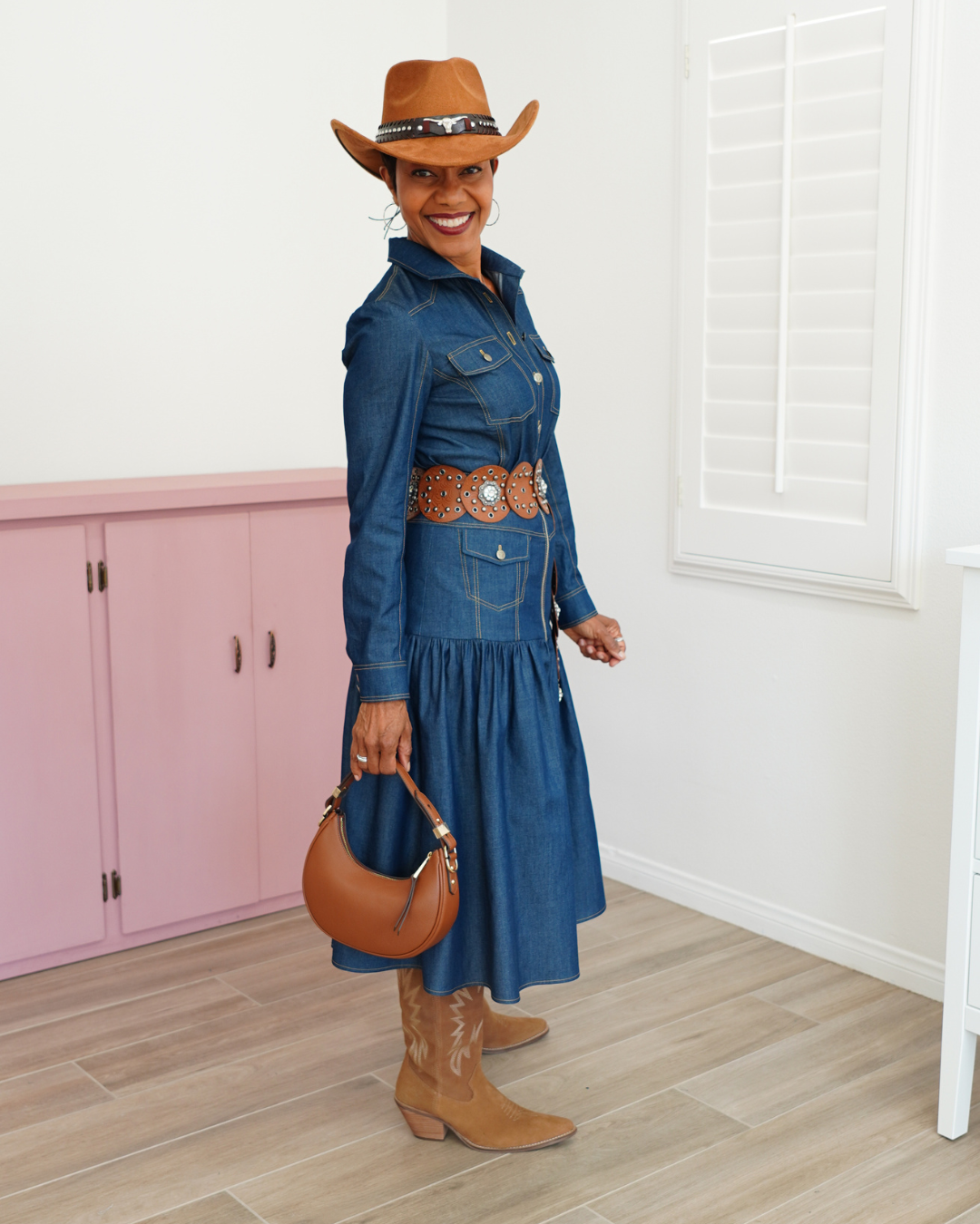 2-PIECE CHAMBRAY SET