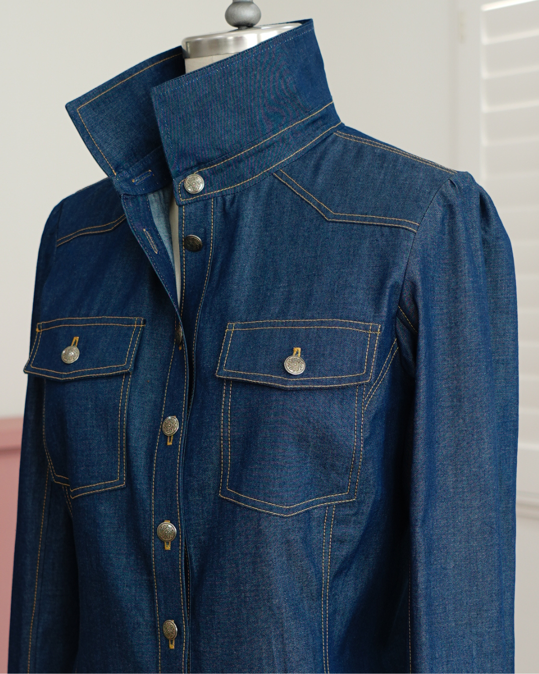 2-PIECE CHAMBRAY SET