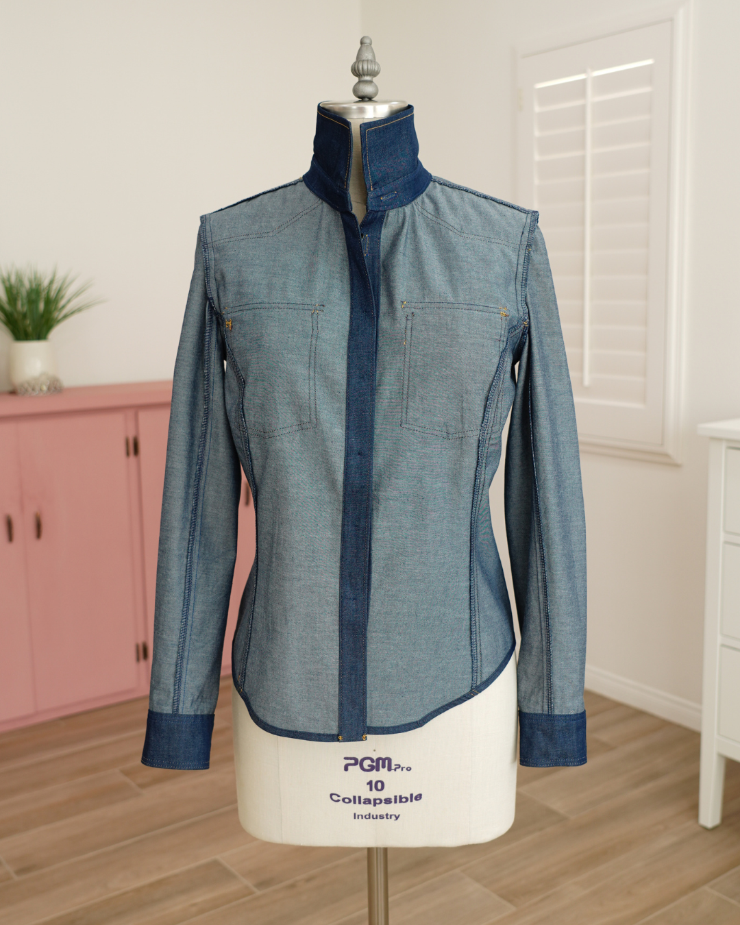 2-PIECE CHAMBRAY SET