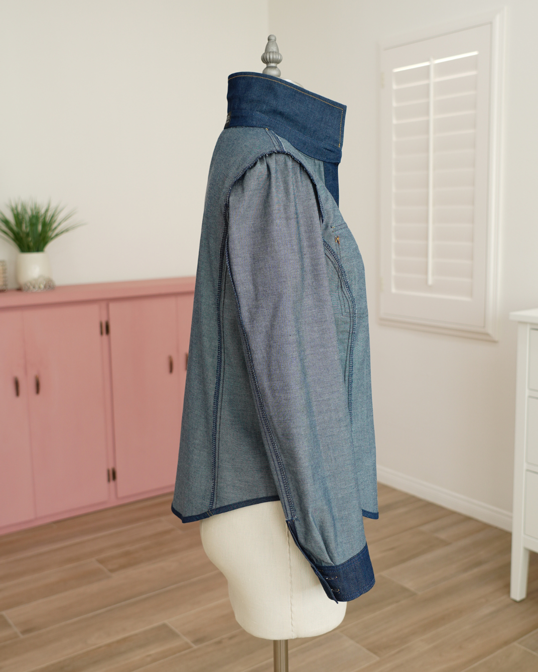 2-PIECE CHAMBRAY SET